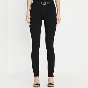 Frame denim Le High Skinny in Film Noir